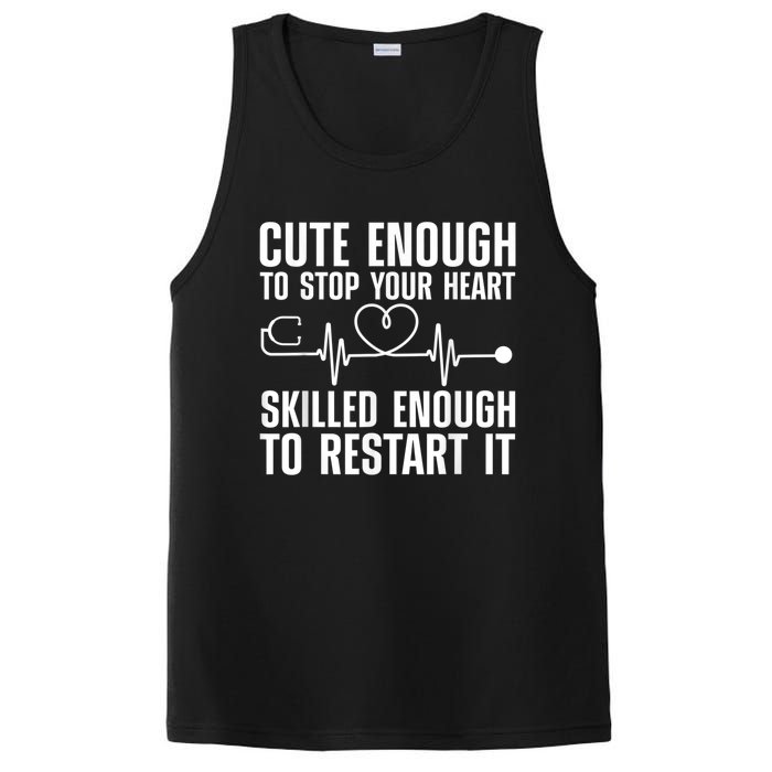 Cool Nurse For Men Women Medical Assistant Nursing Aide CNA PosiCharge Competitor Tank