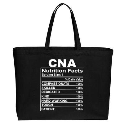 Cna Nutrition Facts Cotton Canvas Jumbo Tote