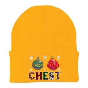 Chest Nuts Funny Matching Chestnuts Christmas Couples Chest Gift Knit Cap Winter Beanie