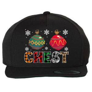 Chest Nuts Funny Matching Chestnuts Christmas Couples Chest Gift Wool Snapback Cap