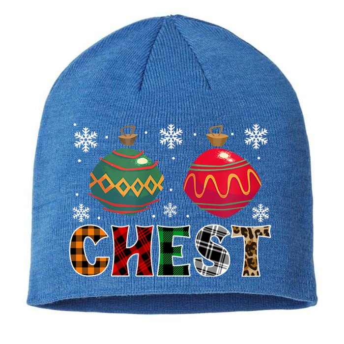 Chest Nuts Funny Matching Chestnuts Christmas Couples Chest Gift Sustainable Beanie