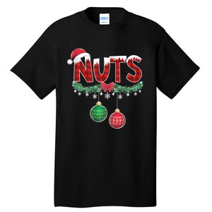 Chest Nuts Funny Matching Chestnuts Christmas Couples Nuts Tall T-Shirt