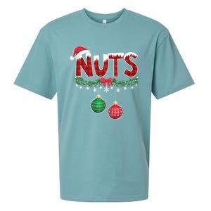 Chest Nuts Funny Matching Chestnuts Christmas Couples Nuts Sueded Cloud Jersey T-Shirt