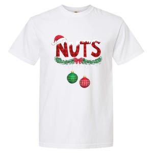 Chest Nuts Funny Matching Chestnuts Christmas Couples Nuts Garment-Dyed Heavyweight T-Shirt