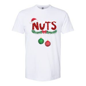 Chest Nuts Funny Matching Chestnuts Christmas Couples Nuts Softstyle CVC T-Shirt