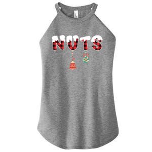 Chest Nuts Funny Chestnuts Matching Christmas Couples 'S Gift Women's Perfect Tri Rocker Tank