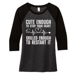 Cool Nurse For Medical Assistant Nursing Aide Cna Women's Tri-Blend 3/4-Sleeve Raglan Shirt