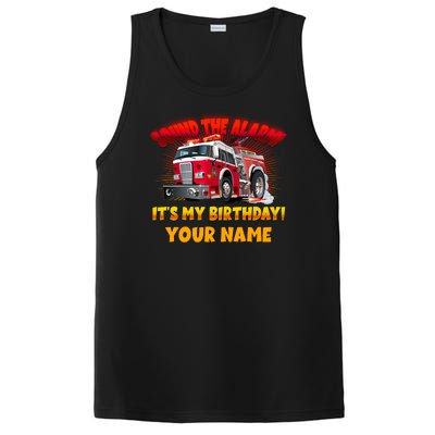 Custom Name Funny Sound The Alarm It's My Birthday Firetruck PosiCharge Competitor Tank