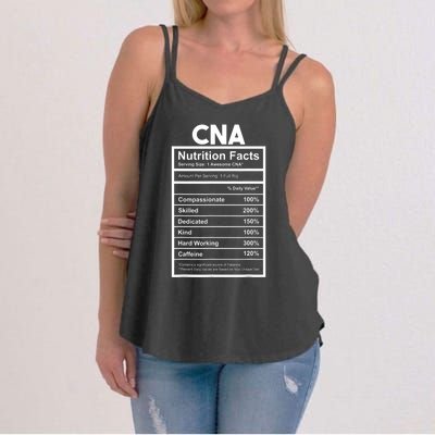 CNA Nutrition Facts Certified Nursing Assistant Women's Strappy Tank