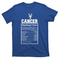 Cancer Nutritional Facts Horoscope Zodiac Astrology Sign Gift T-Shirt