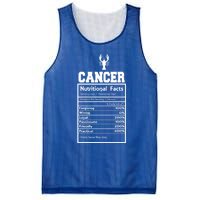 Cancer Nutritional Facts Horoscope Zodiac Astrology Sign Gift Mesh Reversible Basketball Jersey Tank