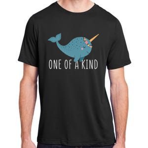 Cute Narwhal For Women Or One Of A Kind Adult ChromaSoft Performance T-Shirt