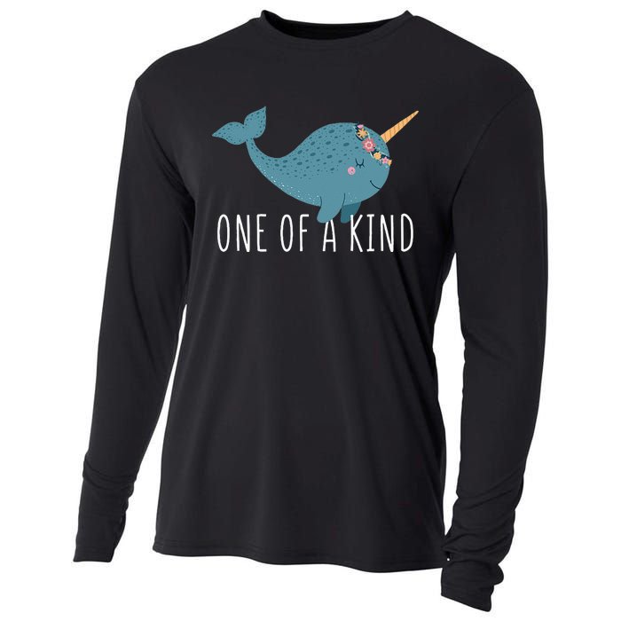 Cute Narwhal For Women Or One Of A Kind Cooling Performance Long Sleeve Crew