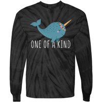 Cute Narwhal For Women Or One Of A Kind Tie-Dye Long Sleeve Shirt