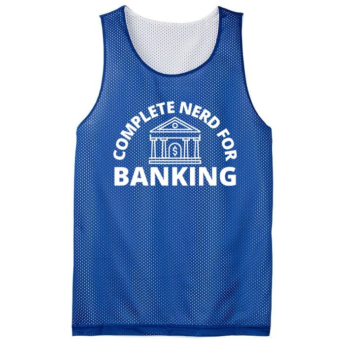 Complete Nerd For Banking Banker Cute Gift Mesh Reversible Basketball Jersey Tank