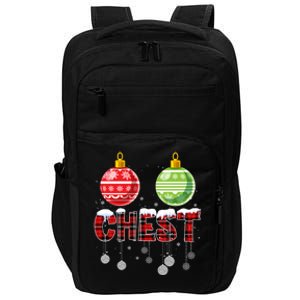 Chest Nuts Funny Matching Chestnuts Christmas Couples Chest Great Gift Impact Tech Backpack