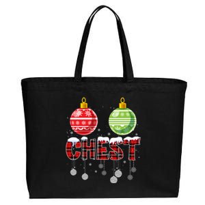 Chest Nuts Funny Matching Chestnuts Christmas Couples Chest Great Gift Cotton Canvas Jumbo Tote