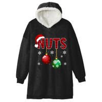 Chest Nuts Funny Matching Chestnuts Christmas Couples Nuts Hooded Wearable Blanket