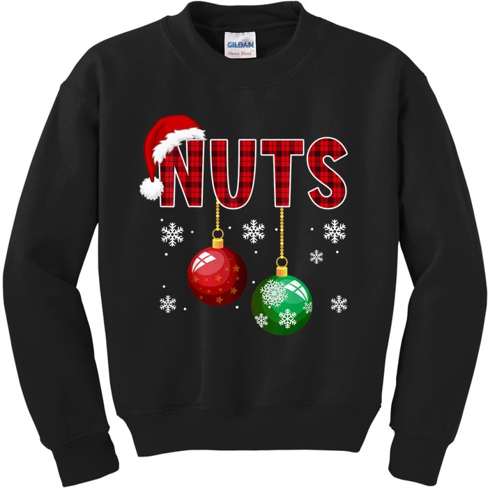 Chest Nuts Funny Matching Chestnuts Christmas Couples Nuts Kids Sweatshirt