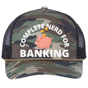 Complete Nerd For Banking Banker Cute Gift Retro Rope Trucker Hat Cap