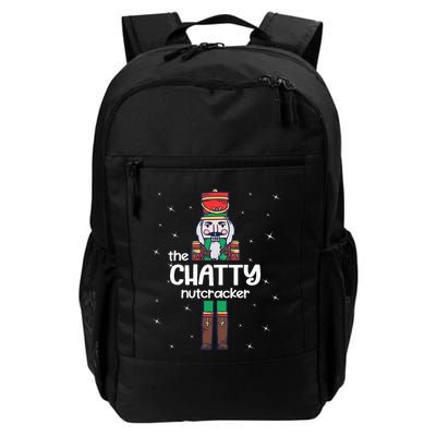Chatty Nutcracker Family Matching Funny Pajama Daily Commute Backpack