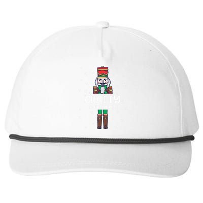 Chatty Nutcracker Family Matching Funny Pajama Snapback Five-Panel Rope Hat