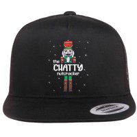 Chatty Nutcracker Family Matching Funny Pajama Flat Bill Trucker Hat