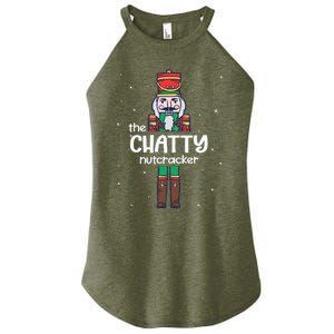 Chatty Nutcracker Family Matching Funny Pajama Women's Perfect Tri Rocker Tank