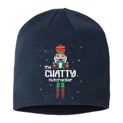 Chatty Nutcracker Family Matching Funny Pajama Sustainable Beanie