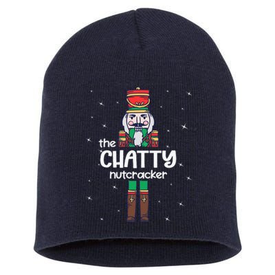 Chatty Nutcracker Family Matching Funny Pajama Short Acrylic Beanie