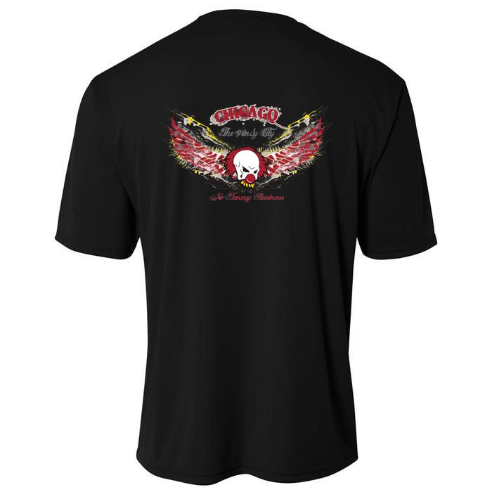 Chicago No Funny Business Clown Cooling Performance Crew T-Shirt