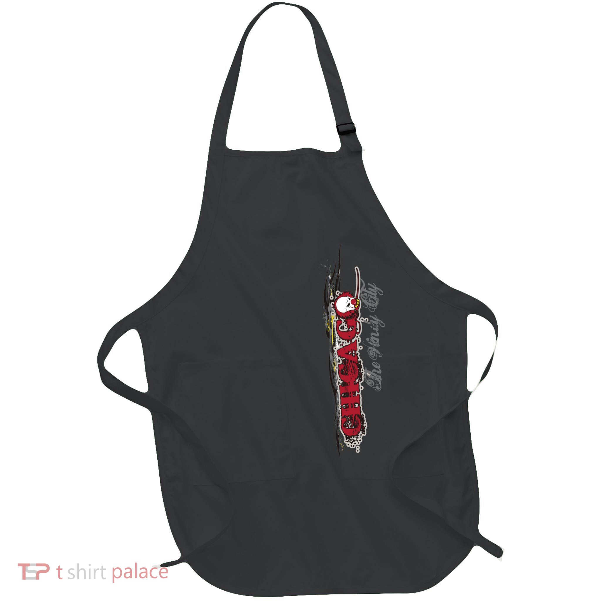 Chicago No Funny Business Clown Full-Length Apron With Pockets
