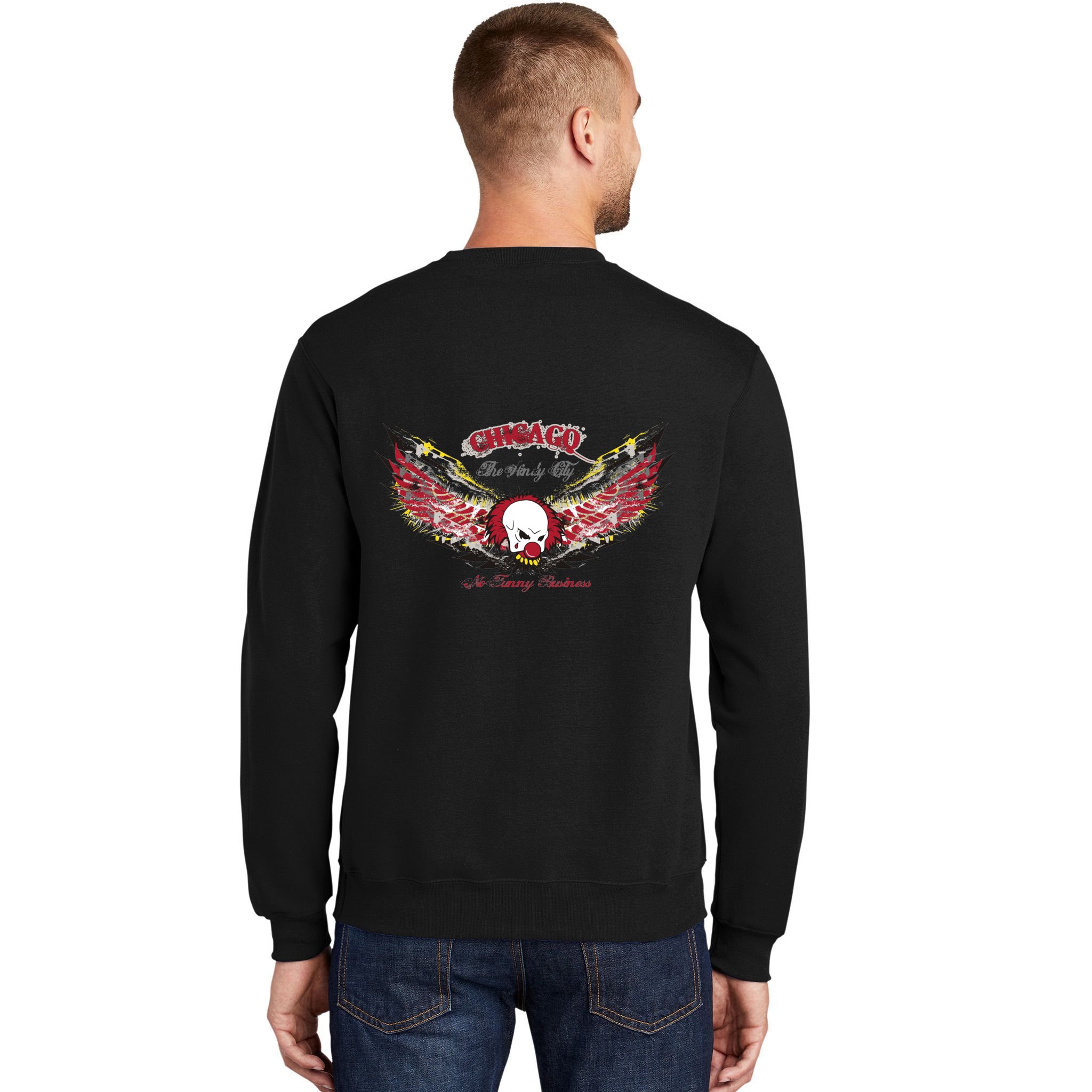Chicago No Funny Business Clown Sweatshirt