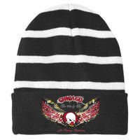 Chicago No Funny Business Clown Striped Beanie with Solid Band