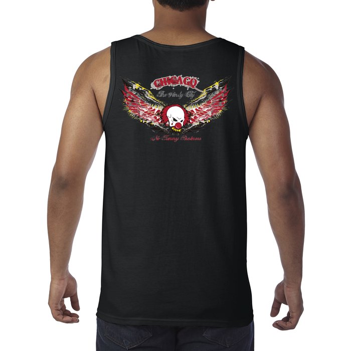 Chicago No Funny Business Clown Tank Top