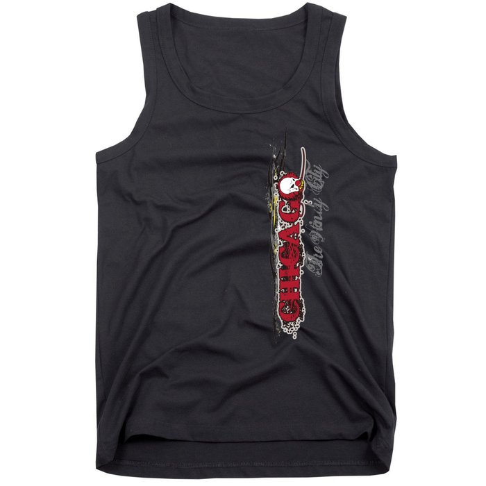 Chicago No Funny Business Clown Tank Top