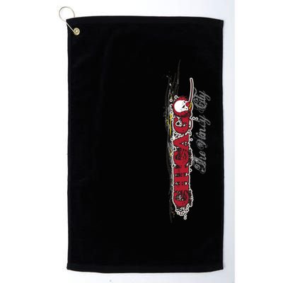 Chicago No Funny Business Clown Golf Towel