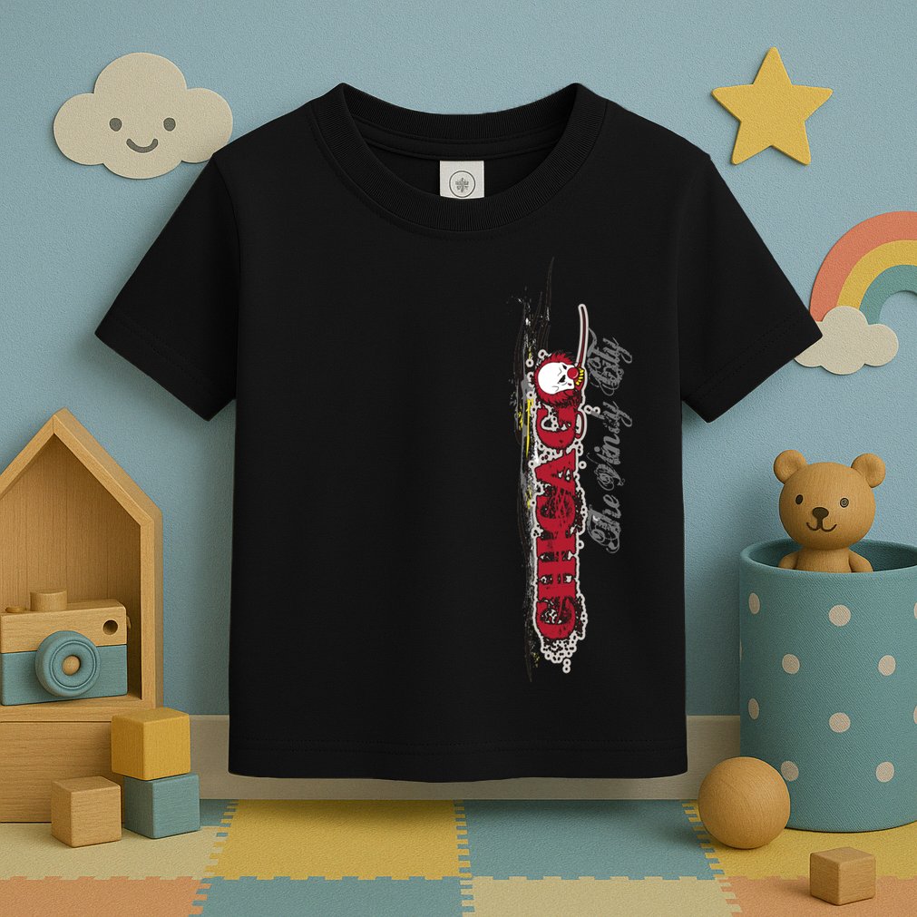Chicago No Funny Business Clown Toddler T-Shirt