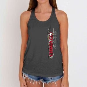 Chicago No Funny Business Clown Women's Knotted Racerback Tank