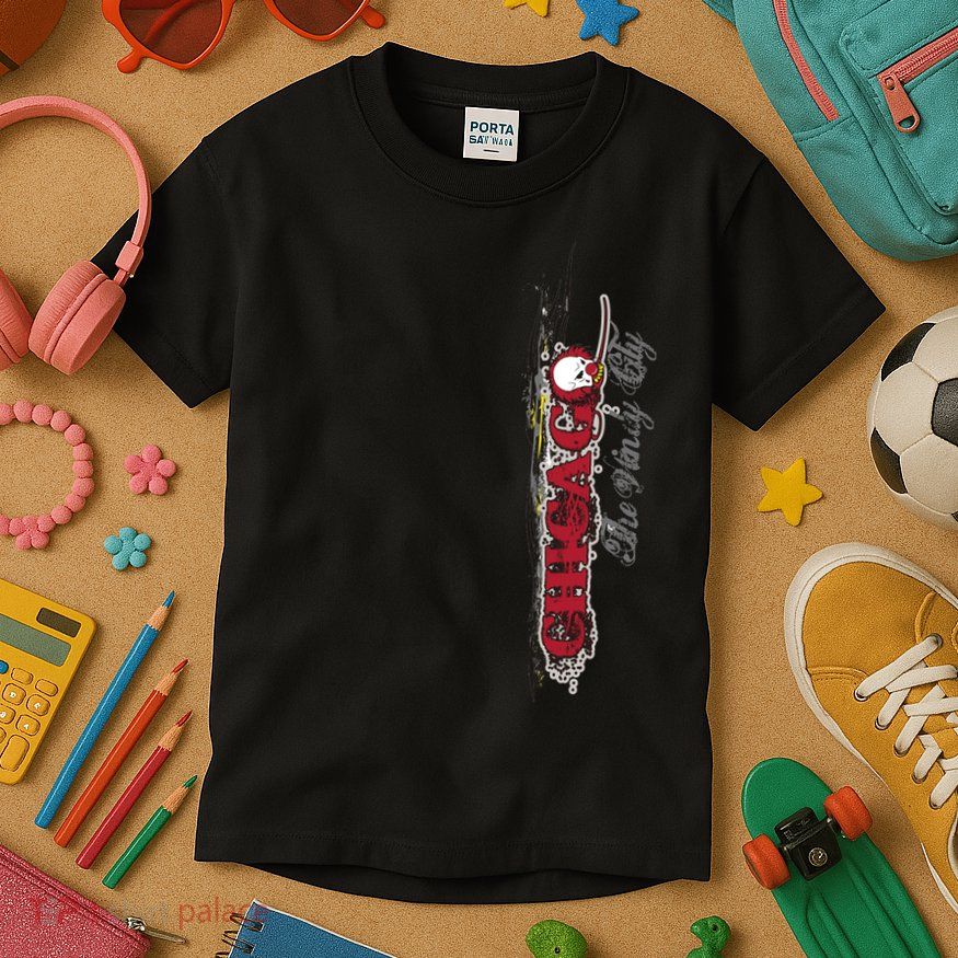 Chicago No Funny Business Clown Kids T-Shirt