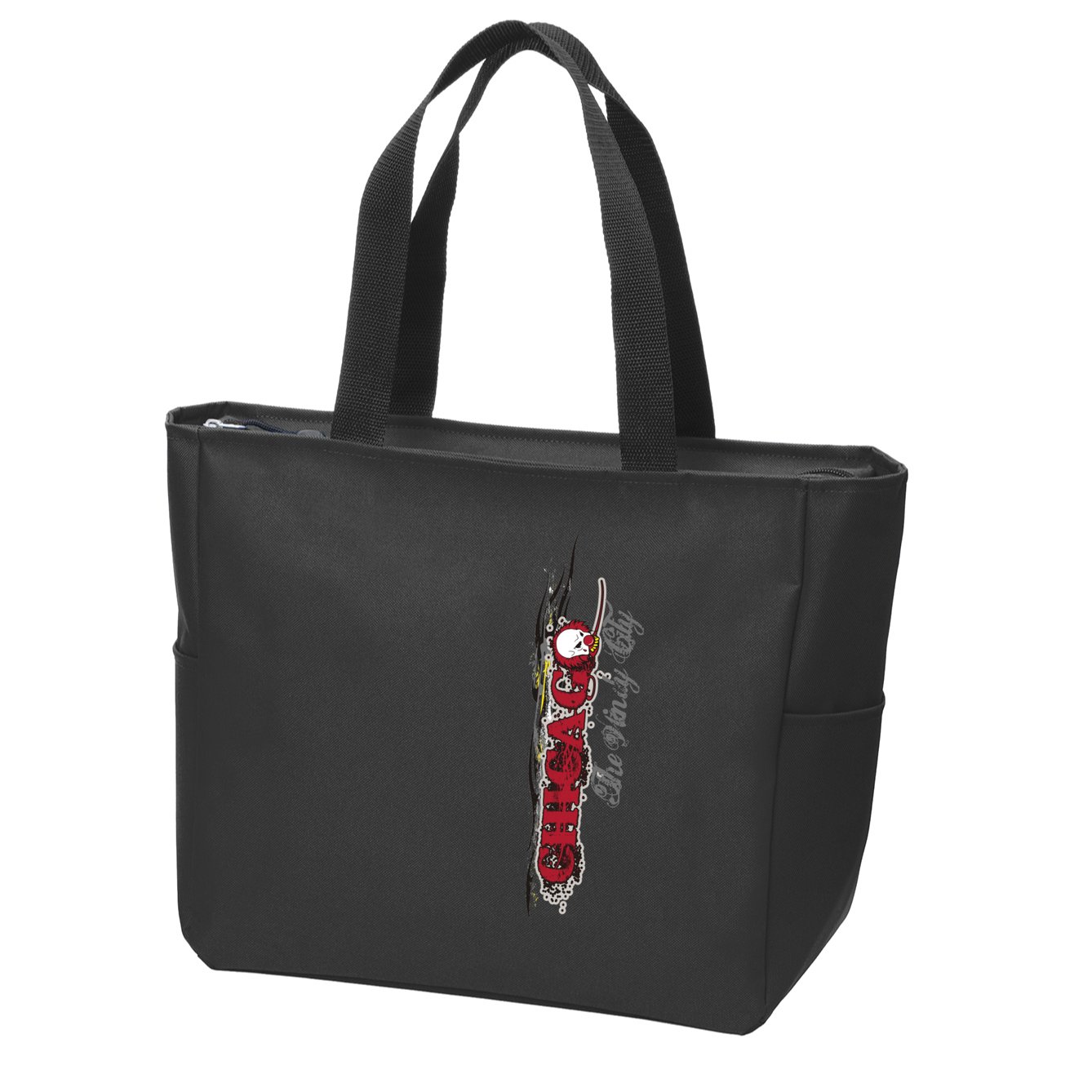 Chicago No Funny Business Clown Zip Tote Bag