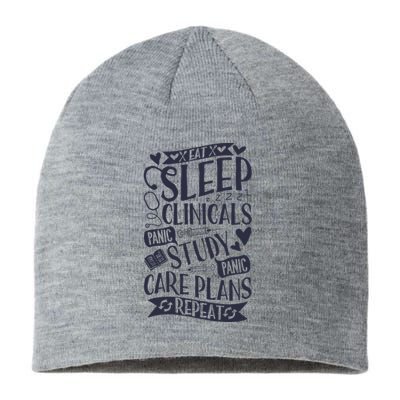 Clinicals Nurse Funny RN Nursing School Women Gifts Sustainable Beanie