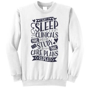 Clinicals Nurse Funny RN Nursing School Women Gifts Sweatshirt