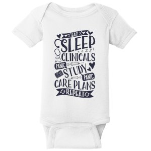 Clinicals Nurse Funny RN Nursing School Women Gifts Baby Bodysuit