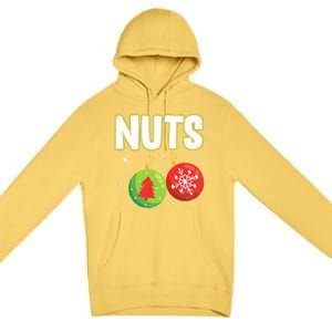 Chest Nuts Funny Matching Chestnuts Christmas Couples Nuts Meaningful Gift Premium Pullover Hoodie