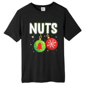 Chest Nuts Funny Matching Chestnuts Christmas Couples Nuts Meaningful Gift Tall Fusion ChromaSoft Performance T-Shirt