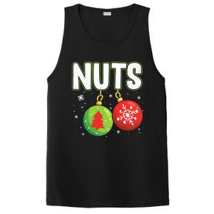 Chest Nuts Funny Matching Chestnuts Christmas Couples Nuts Meaningful Gift PosiCharge Competitor Tank