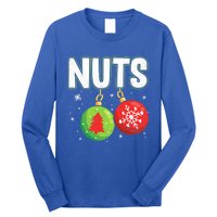 Chest Nuts Funny Matching Chestnuts Christmas Couples Nuts Meaningful Gift Long Sleeve Shirt