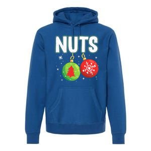 Chest Nuts Funny Matching Chestnuts Christmas Couples Nuts Meaningful Gift Premium Hoodie