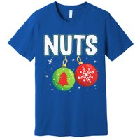 Chest Nuts Funny Matching Chestnuts Christmas Couples Nuts Meaningful Gift Premium T-Shirt